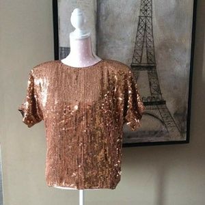 Vintage Sequin top